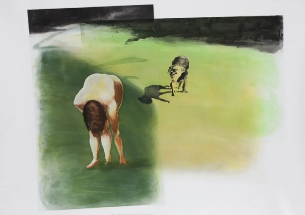 Acquaforte E Acquatinta Fischl - III from Beach Scenes Series