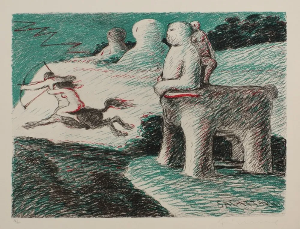 Litografia Fiume - SAGGITARIO