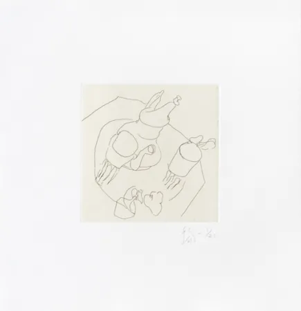 Incisione Flanagan - Teapot and cups