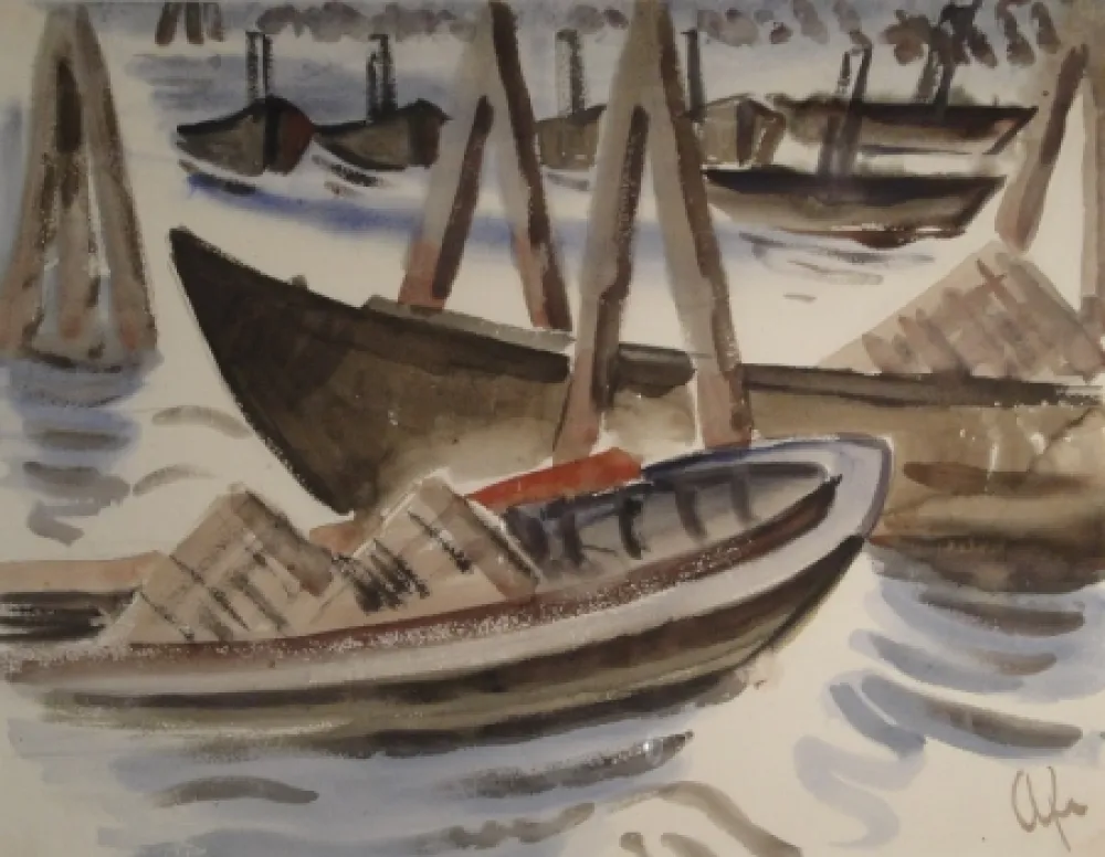 Non Tecnico Fleischmann - Fischerboote im Hafen