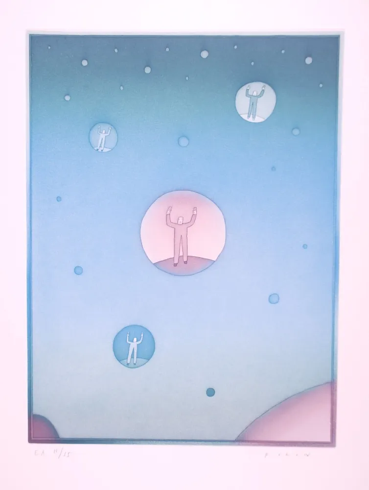 Acquaforte E Acquatinta Folon - La Communication