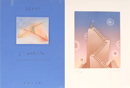 Libro Illustrato Folon - L'Artiste Folon - Devos