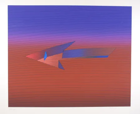 Serigrafia Folon - Le Chemin