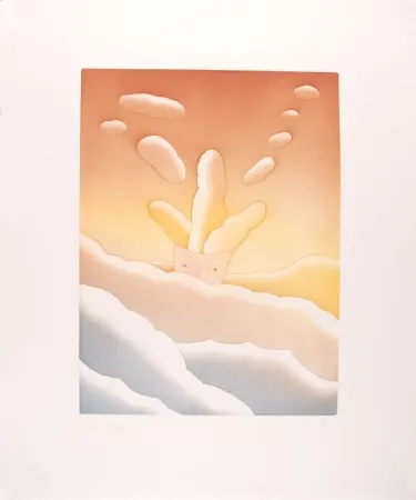 Acquaforte E Acquatinta Folon - Le poids des pensées