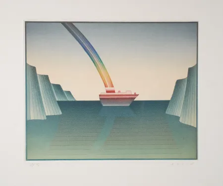 Acquaforte E Acquatinta Folon - Le Voyage