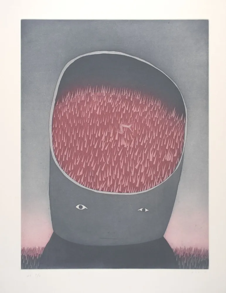 Acquaforte E Acquatinta Folon - Les Ruines Circulaires - The Circular Ruins