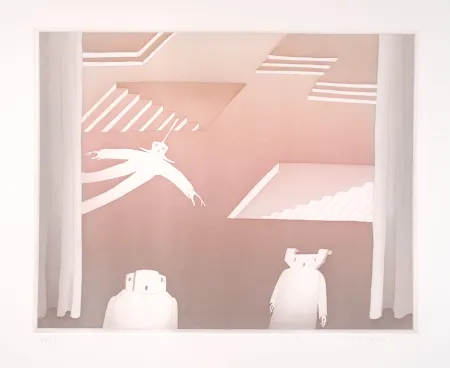 Acquaforte E Acquatinta Folon - PIAZZA