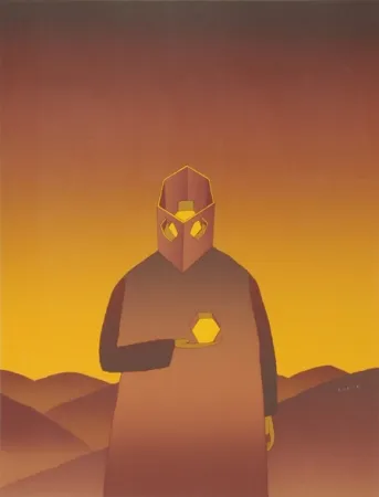 Serigrafia Folon - Untitled