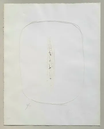 Incisione Fontana - Concetto spaziale