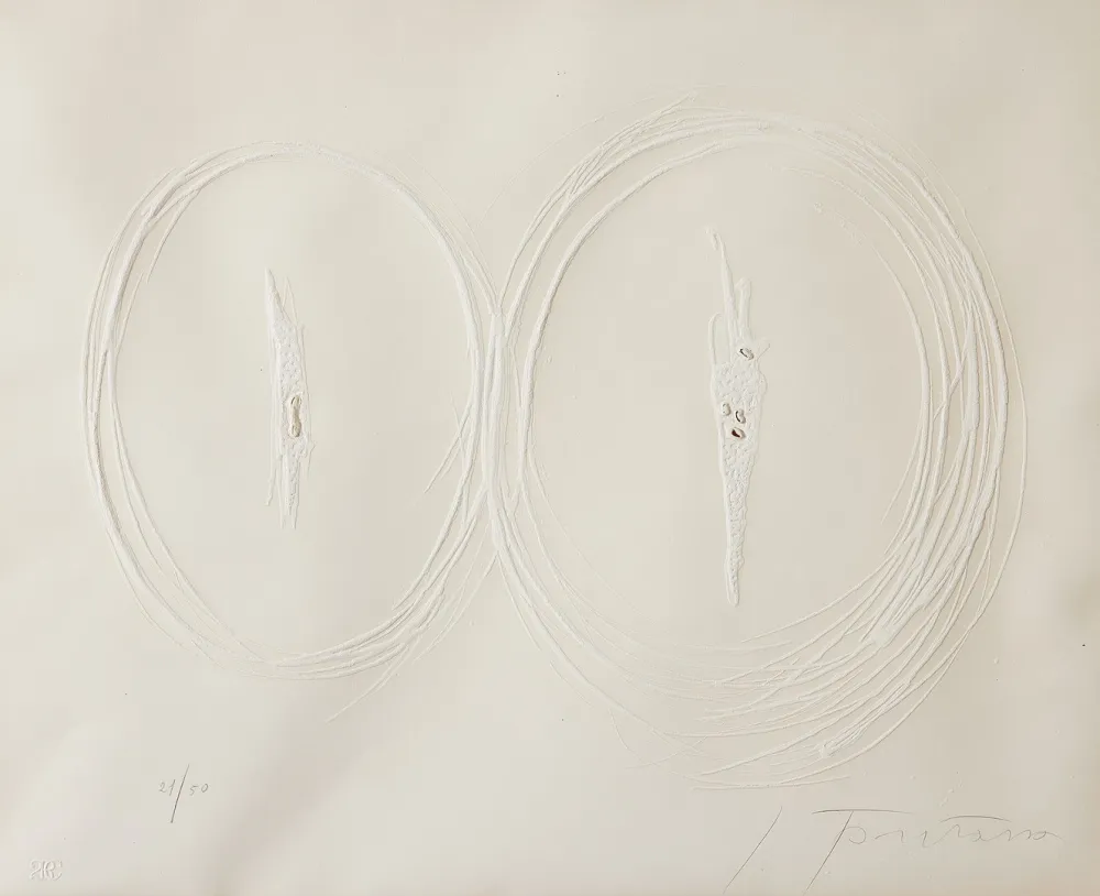 Acquaforte Fontana - Concetto Spaziale