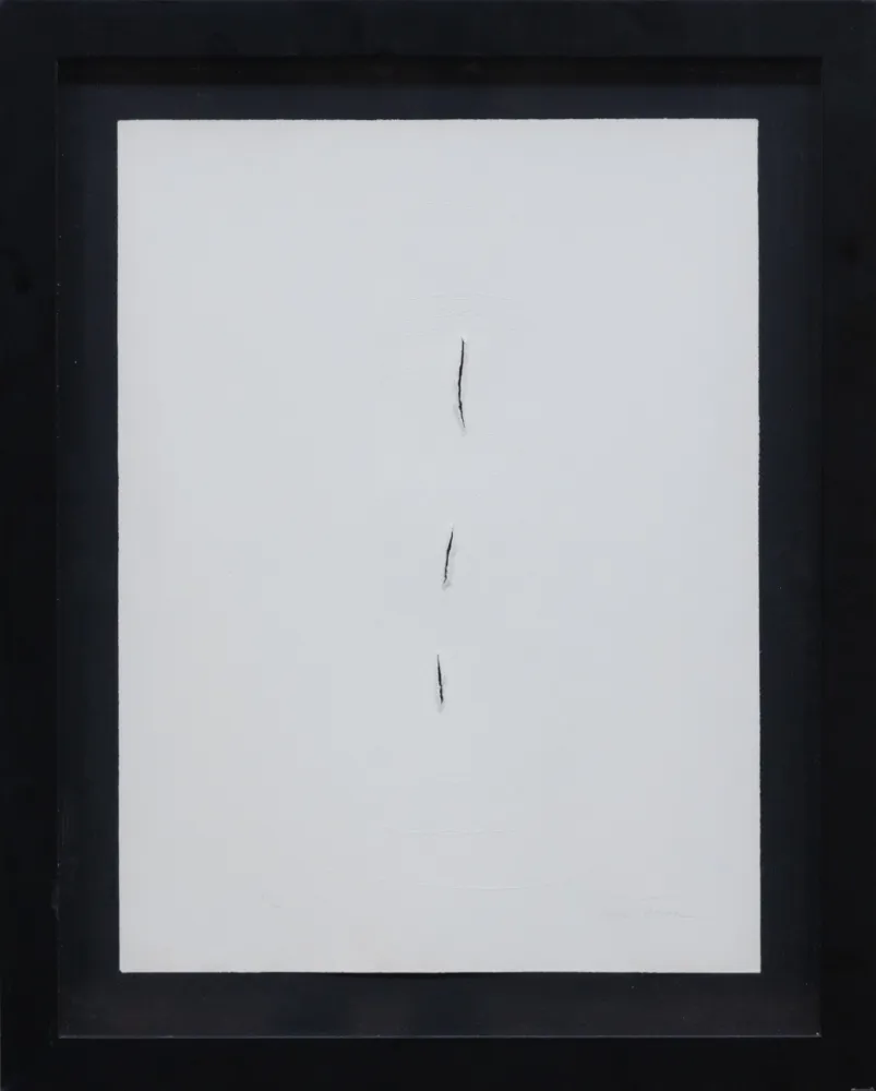 Incisione Fontana - Concetto spaziale, 1967