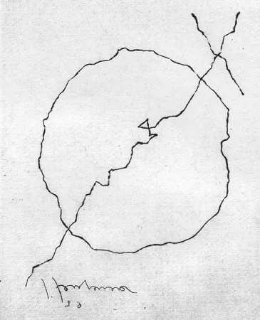Incisione Fontana - Concetto spaziale