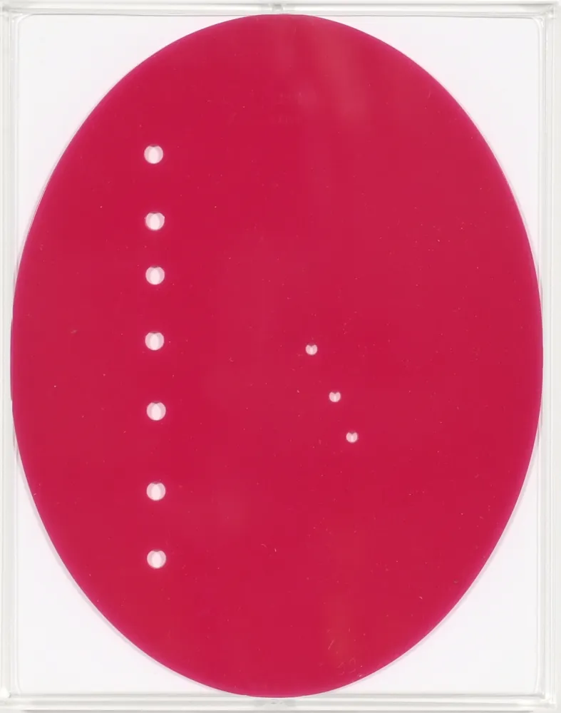 Multiplo Fontana - Portrait d’Antonin Artaud, by Otto Hahn (Red)