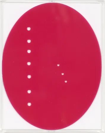 Multiplo Fontana - Portrait d’Antonin Artaud, by Otto Hahn (Red)