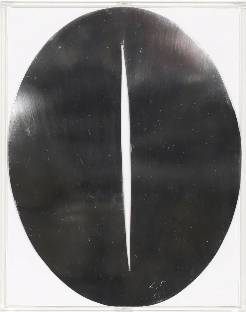 Multiplo Fontana - Portrait d’Antonin Artaud, by Otto Hahn (Steel)