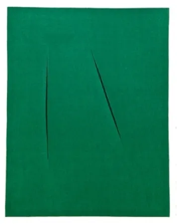 Litografia Fontana - Spaziale Concetto