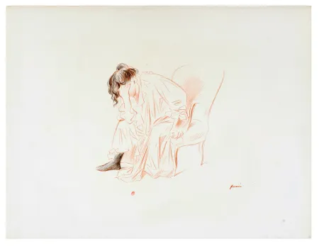 Litografia Forain - Etude