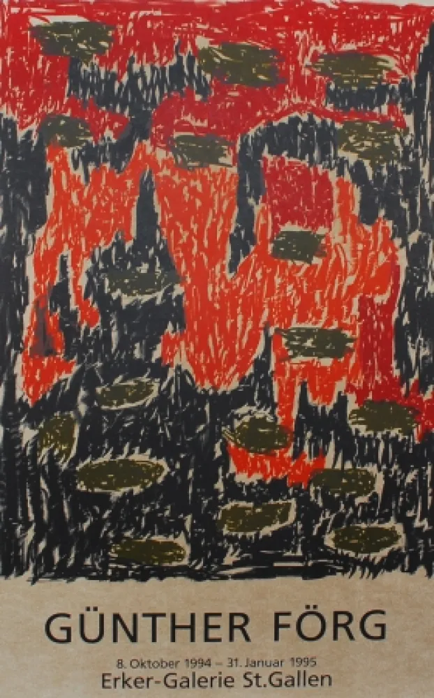 Litografia Forg - Untitled (Exhibition poster)