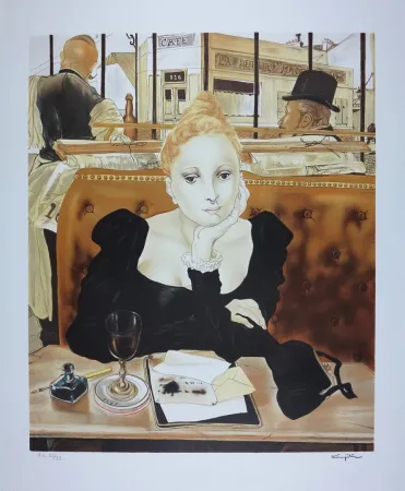 Litografia Foujita - CAFE