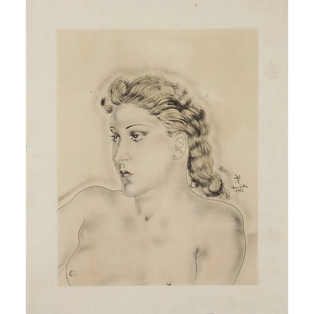 Multiplo Foujita - Jeune femme blonde ,1931