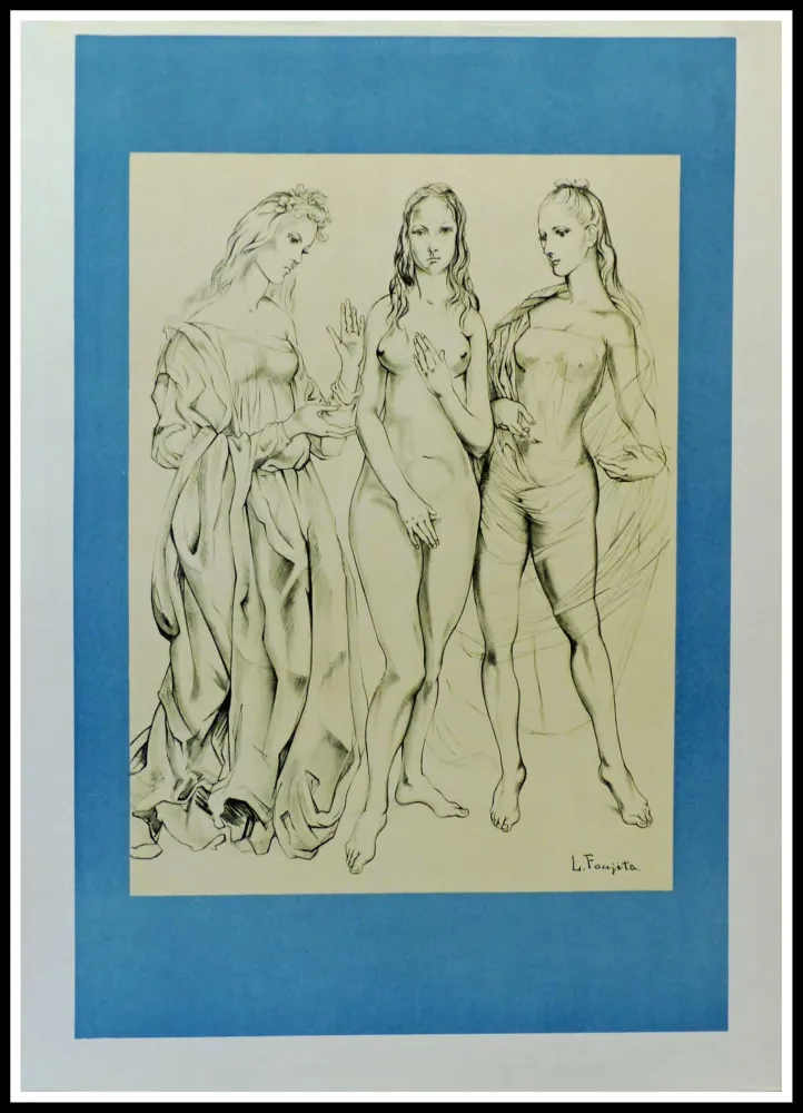 Litografia Foujita - LES PEINTRES TEMOINS DE LEUR TEMPS LA JEUNESSE - 