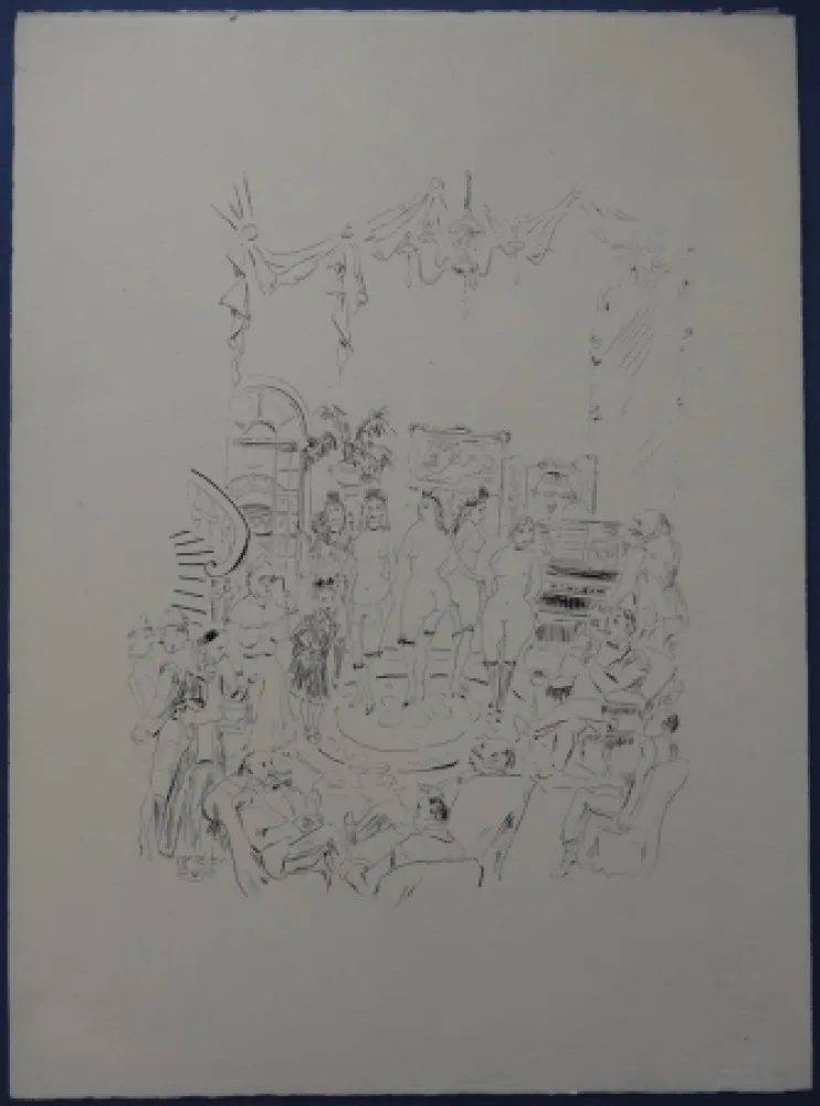 Acquaforte Foujita - Rivière enchantée - Cabaret