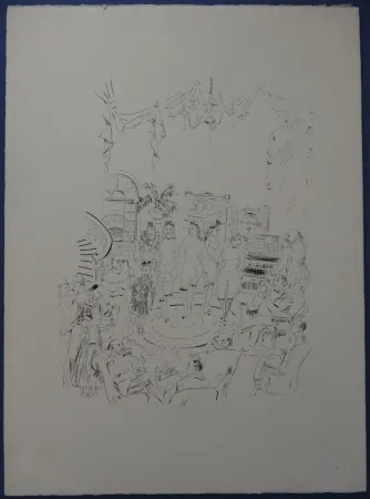 Acquaforte Foujita - Rivière enchantée - Cabaret