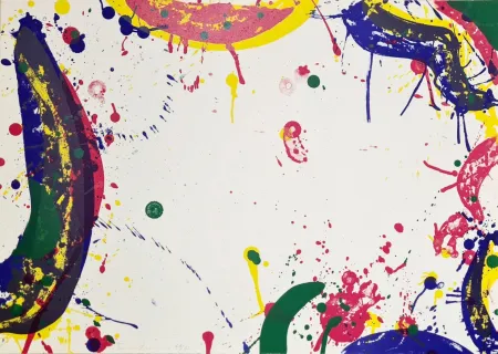 Litografia Francis - Colors in space