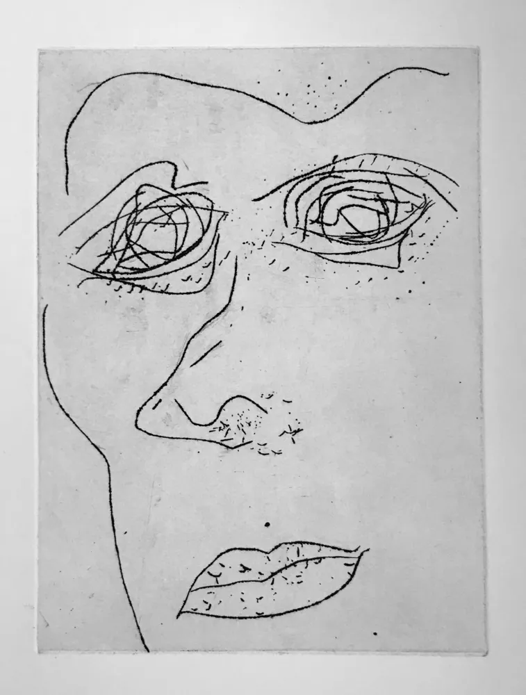 Acquatinta Francis - Self Portrait