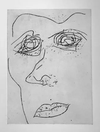 Acquatinta Francis - Self Portrait