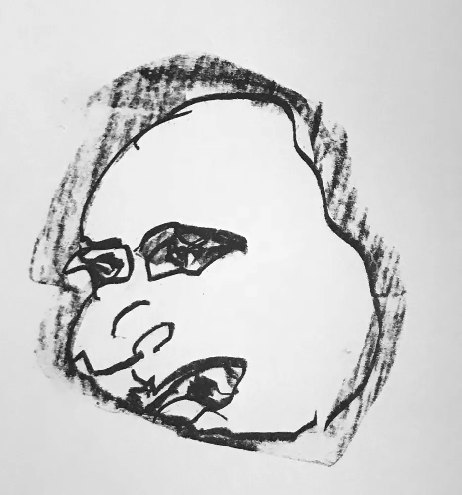 Litografia Francis - Self Portrait