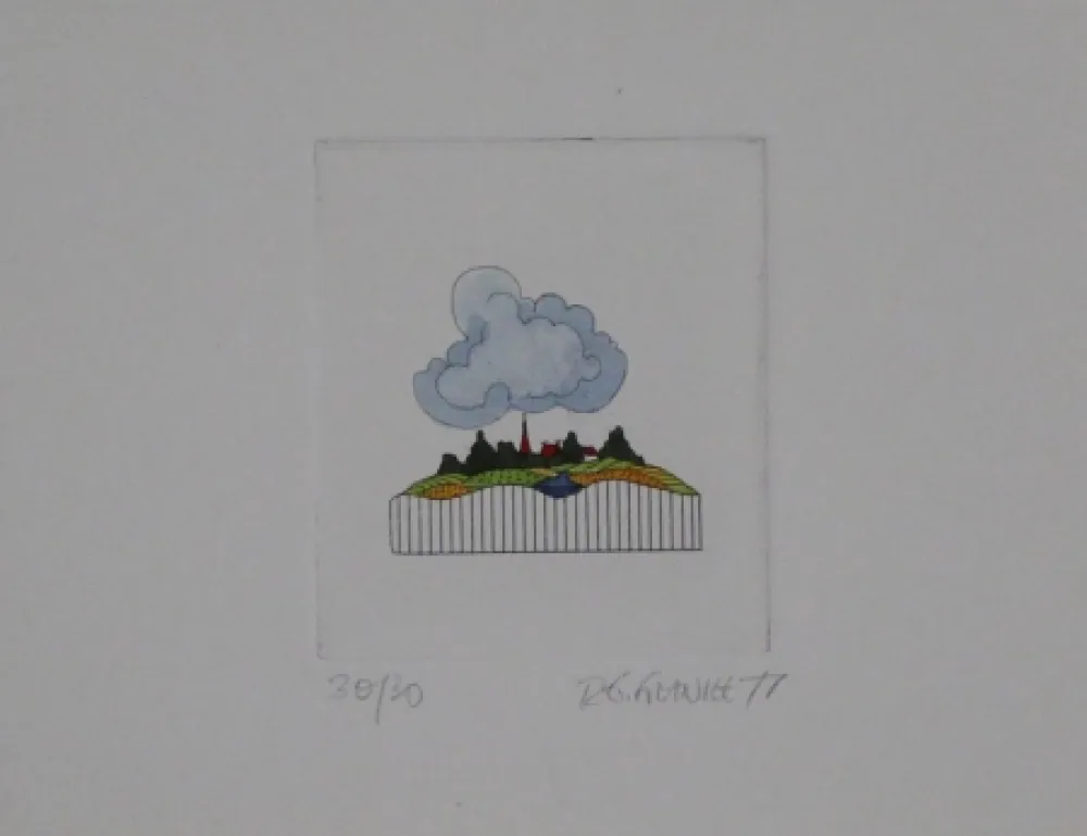 Acquaforte E Acquatinta Franke - Landschaft / Landscape