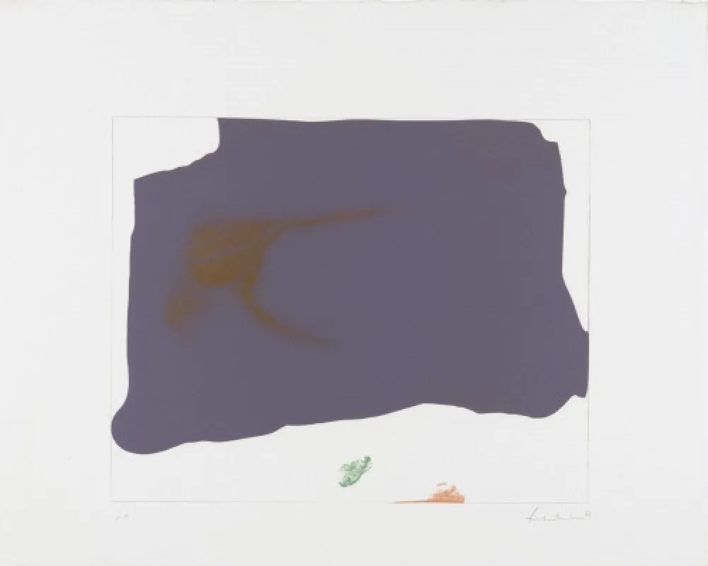 Litografia Frankenthaler - Variation II on Mauve Corner