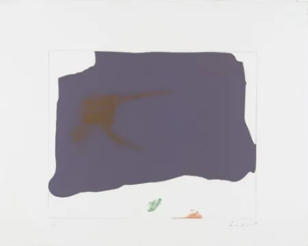 Litografia Frankenthaler - Variation II on Mauve Corner