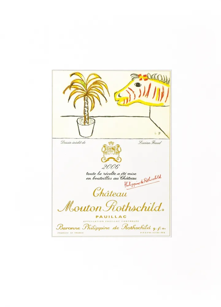 Litografia Freud - Dessin inedite de Lucian Freud 