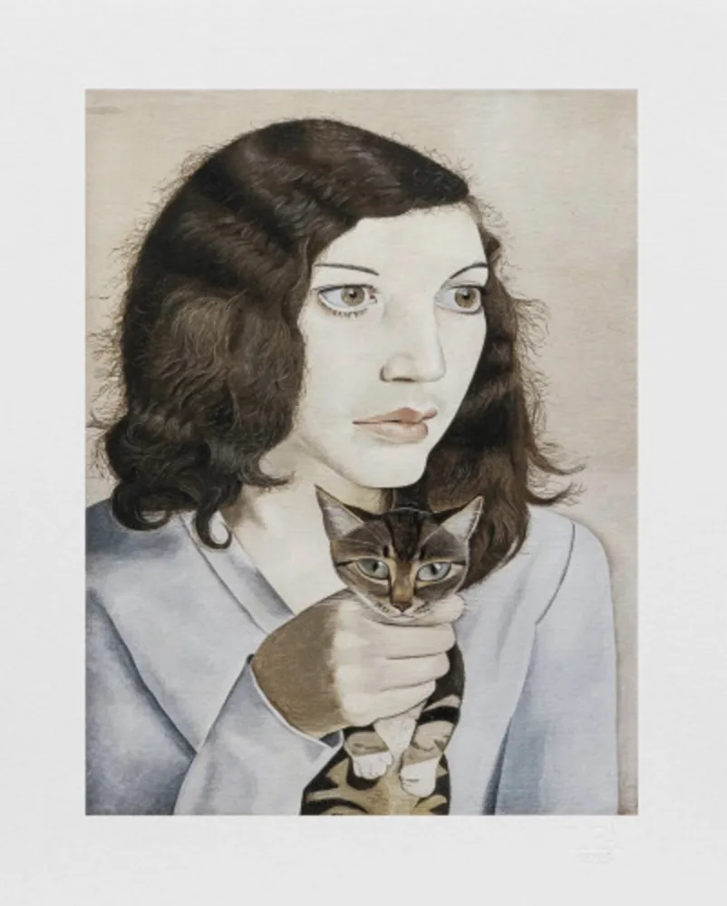 Multiplo Freud - Girl with a Kitten