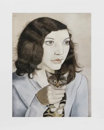 Multiplo Freud - Girl with a Kitten