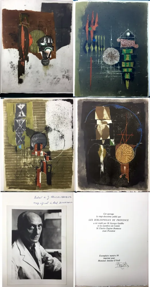 Libro Illustrato Friedlaender - Arthur Rimbaud. LES ILLUMINATIONS. Les Bibliophiles de Provence 1979