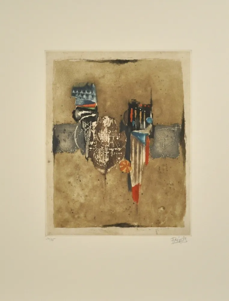 Acquaforte E Acquatinta Friedlaender - Composition II