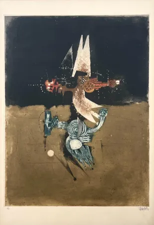 Incisione Friedlaender - Les Oiseaux 