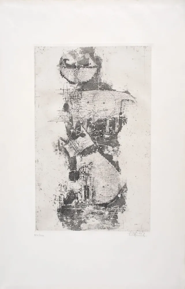 Acquaforte Friedlaender - Petit Bestiaire - Chèvre