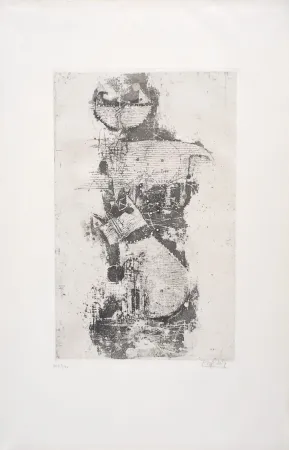 Acquaforte Friedlaender - Petit Bestiaire - Chèvre