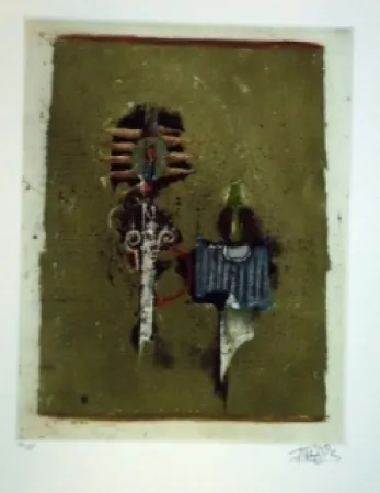 Incisione Friedlaender - Pour un herbier nocturne IV