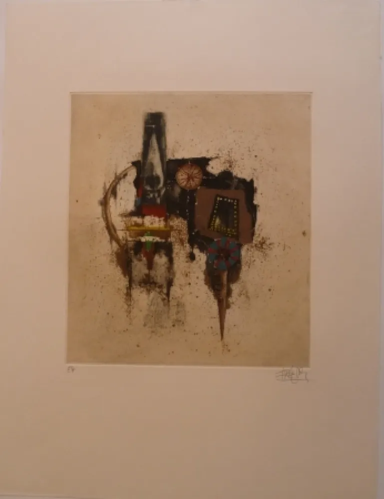 Incisione Friedlaender - Prières de L'Aube V