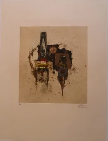 Incisione Friedlaender - Prières de L'Aube V