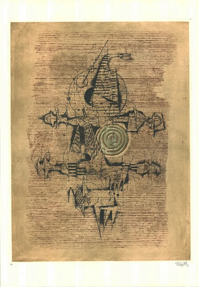 Acquaforte E Acquatinta Friedlaender - Sur les nuages