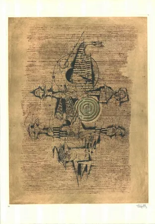 Acquaforte E Acquatinta Friedlaender - Sur les nuages