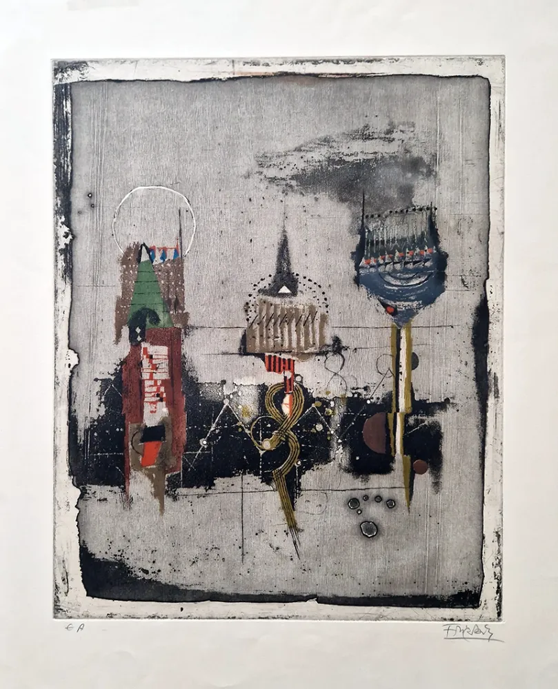 Acquaforte Friedlaender - Trois Fleurs