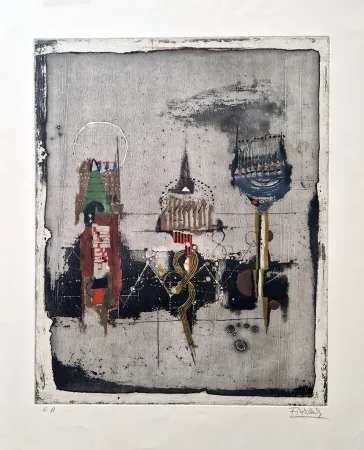 Acquaforte Friedlaender - Trois Fleurs