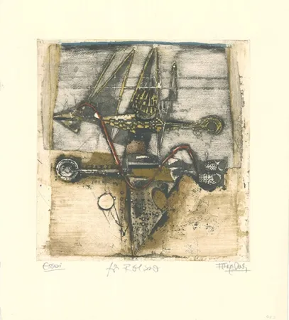 Acquaforte E Acquatinta Friedlaender - Vol d'oiseaux